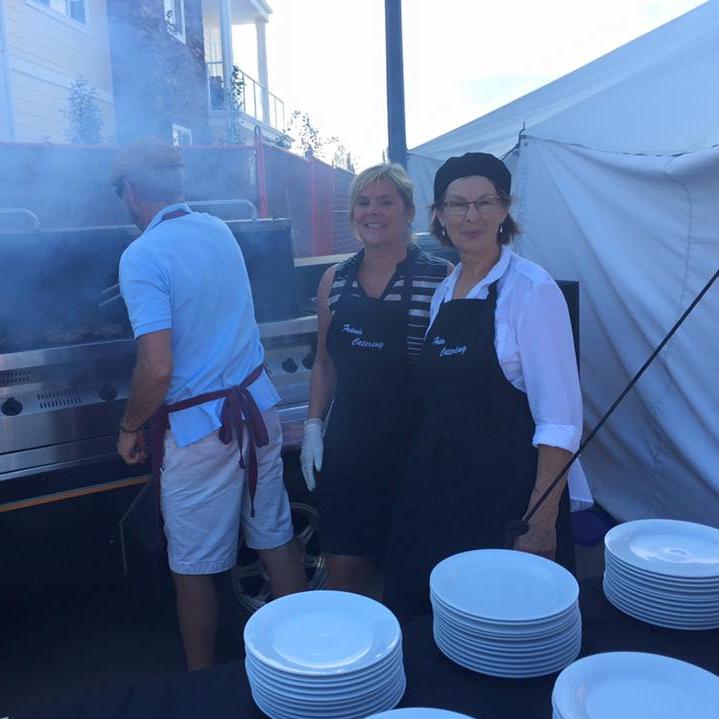 Serving at a bar-b-que for the Town of Sylvan Lake